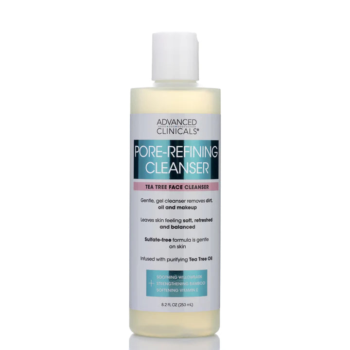 Advanced Clinicals Pore Refining Tea Tree Face Cleanser