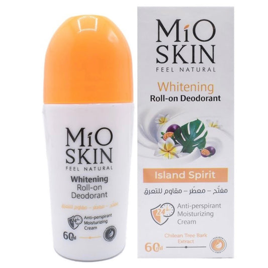 Mio Skin Whitening Roll On deodorant Strong Powdery Island Sprite